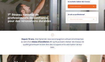 Synerciel, réseau d'artisans pour les rénovations durables