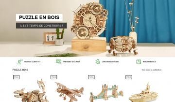 Puzzledebois, spécialiste de la fabrication et la vente des puzzles en bois