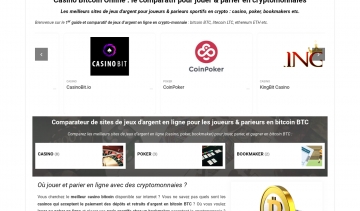 Votre comparatif de bookmakers en bitcoin