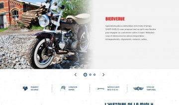 Kaelis Shop: Meilleur site site e-commerce spécialiste des pièces détachées pour moto Dax 125
