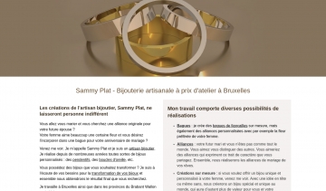 Sammy Plat, l'atelier des bijoux artisanaux authentiques