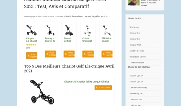 Mon chariot golf, le guide pour mieux choisir son chariot de golf