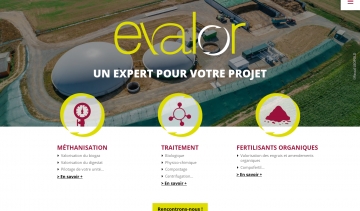 Evalor, l'entreprise de méthanisation de référence en France