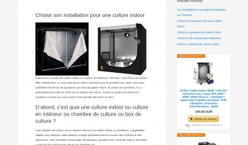 Culture Indoor, le guide d’achat de kit pour culture indoor