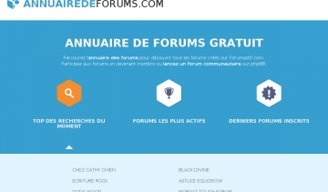 annuaire forums gratuits