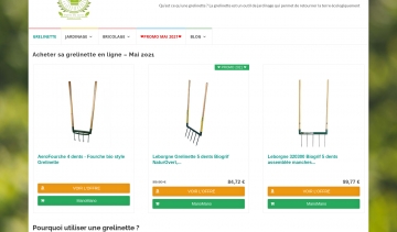 Grelinette, achetez un outil de jardinage de qualité