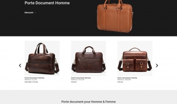 Porte-document.com, Boutique de porte document