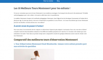 Tour Montessori, votre guide complet de choix
