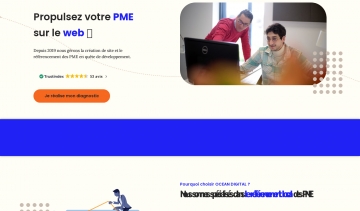 Ocean digital, création de sites et référencement pour les PME