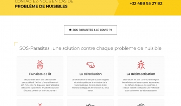 SOS-Parasites, votre expert pour la lutte contre les nuisibles 