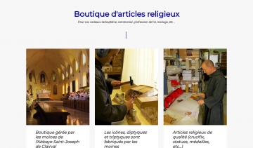 Traditions Monastiques, votre boutique d'ojets religieux