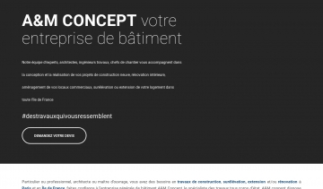 A&M Concept, l'entreprise experte dans le bâtiment en Île-de-France