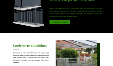 Expert Alu, votre spécialiste en fabrication et installation de garde corps en Alsace