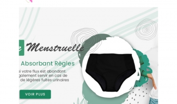 Vente de shorty menstruel performant, économique et écologique