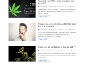 Essentiel CBD , toute l'actualité du CBD