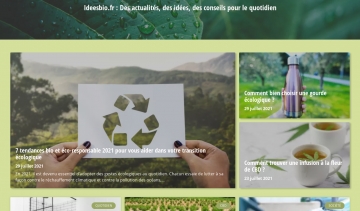 Ideesbio.fr, votre site d'informations sur l'écologie