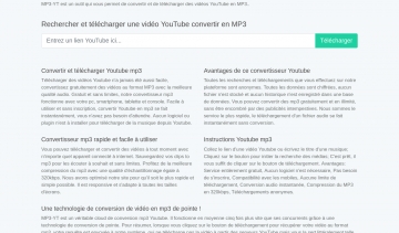 YT MP3, meilleur outil de conversion de vidéos YouTube en piste audio MP3