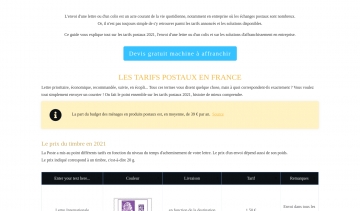 Guide tarifs postaux : le guide ultime pour les services et tarifs postaux