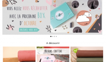 Craftine, spécialiste de vente en ligne d'article de couture