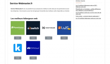 Service Webmaster, pour en apprendre plus sur les meilleurs outils web