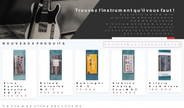 Syntattic, vente d'instruments de musique d'occasion