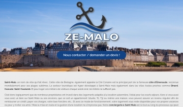 Ze-Malo, conciergerie à Saint Malo 