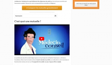 Mutuelle santé, le comparatif des mutuelles Belges