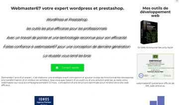 Webmaster67 expert wordpress et prestashop