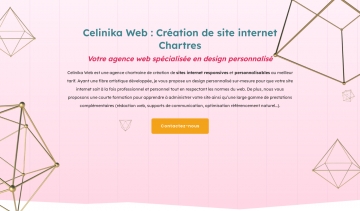 Celinika Web, création de site internet à design personnalisé