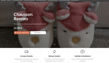 Univers Chaussons Animaux, la boutique en ligne de vente de Chaussons pas chers