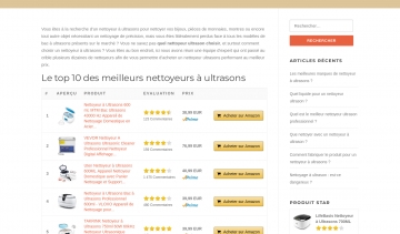 Nettoyeur Ultrason, guide d'achat pour les nettoyeurs ultrasons