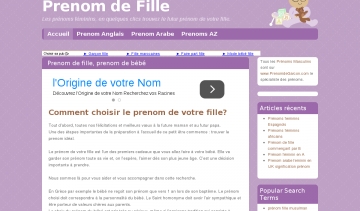 Prenom de Fille le site pour trouver le prenom de fille idéal !!