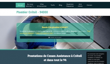 Cezam Assistance, le plombier expérimente de Créteil