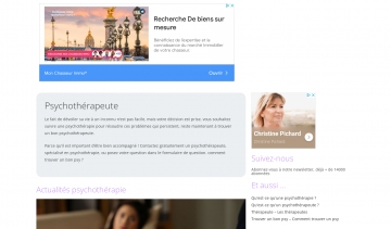 Plateforme de mise en relation entre psychothérapeutes qualifiés et particuliers