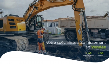 SocovaTP, entreprise d'assainissement en Vendée