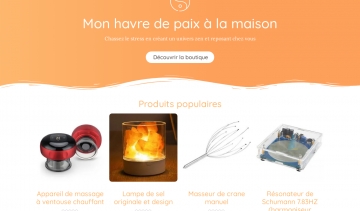 Zen à la maison, boutique en ligne dédiée à la vente des produits zen