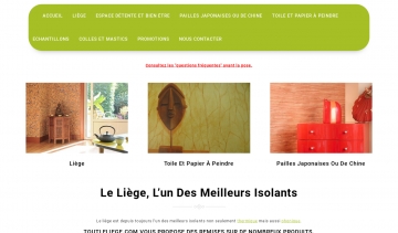 Tout le Liège, boutique en ligne de liège isolant