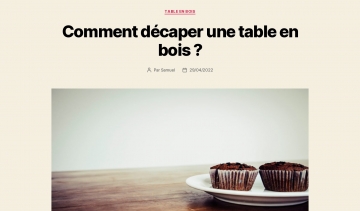 Ma table en bois, blog consacré aux outils de bricolage du bois