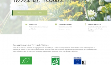 Terres de Tisanes : fournisseur de tisanes bio en ligne