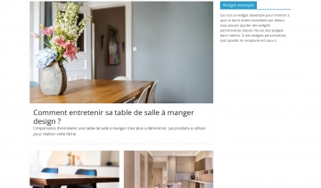 Blog sur les tables design chez soi