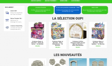 Oupi : boutique de jeux de société, de cartes et de figurines