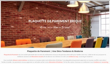 Plaquette de Parement, entreprise spécialisée dans le revêtement mural