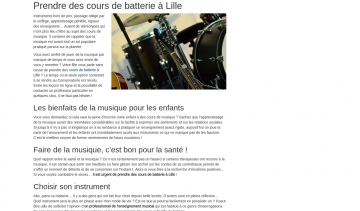 Cours de batterie Lille, le blog sur les cours de batterie