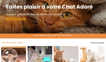 Pour toi Mon chat, boutique dédiée exclusivement aux chats