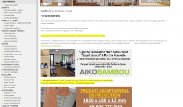 AIKO, l'entreprise importatrice des parquets de bambou