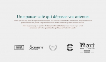 Idé Coffee, enseigne de fourniture de service café pour entreprise