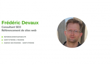 Frédéric Devaux, expert en référencement de sites web à Roanne