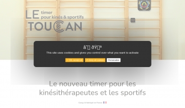 Toucan, le timer pour les sportifs et kinésithérapeutes