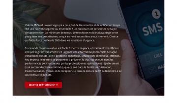 Alertes SMS, transmettez vos messages en temps réel