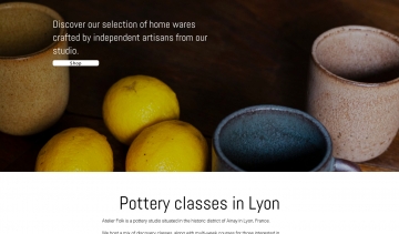 Atelier Folk, atelier de cours de poterie céramique à Lyon